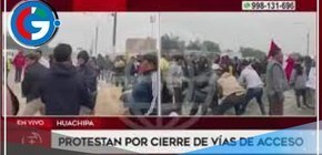 Municipalidad de Lima cierra importante vía que conecta a todo Lima Este
