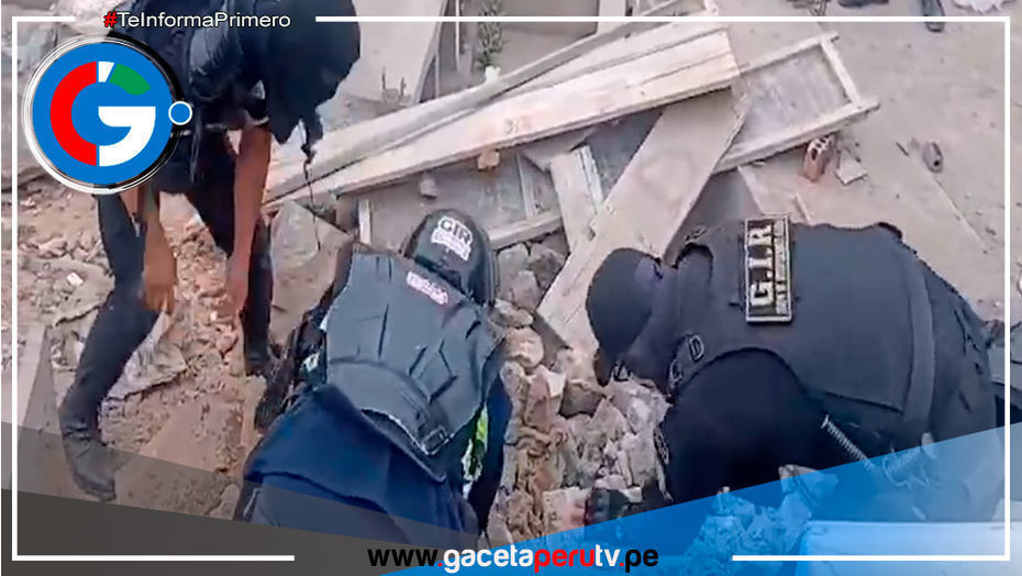 Demuelen construcciones ilegales en Cementerio Mártires del 19 de Julio en Comas