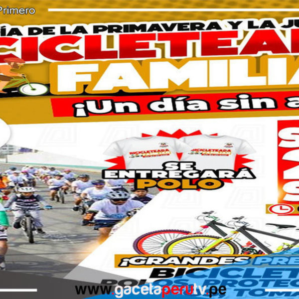 Alcalde de Comas Promueve Bicicleteada Familiar en el Día Mundial Sin Auto