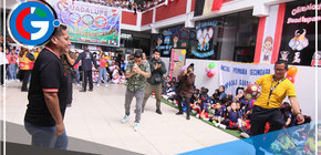 Alcalde de Comas, Ulises Villegas, Inaugura Olimpiadas Deportivas en Cinco Colegios del Distrito