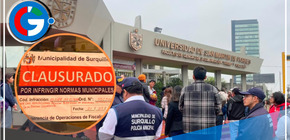 Clausuran facultad de la Universidad San Martín de Porres por infringir normas municipales 