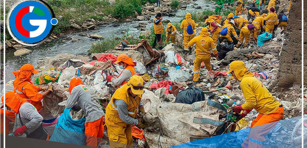Alcalde de Comas retira 2500 toneladas de basura del Río Chillón