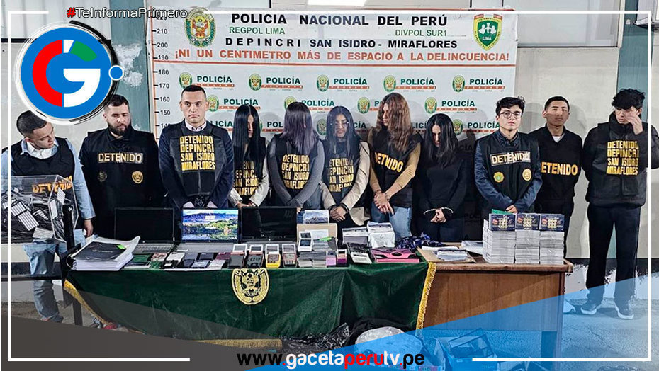 Desarticulada banda criminal de estafadores en Miraflores: operaban bajo la fachada de agencia de viajes