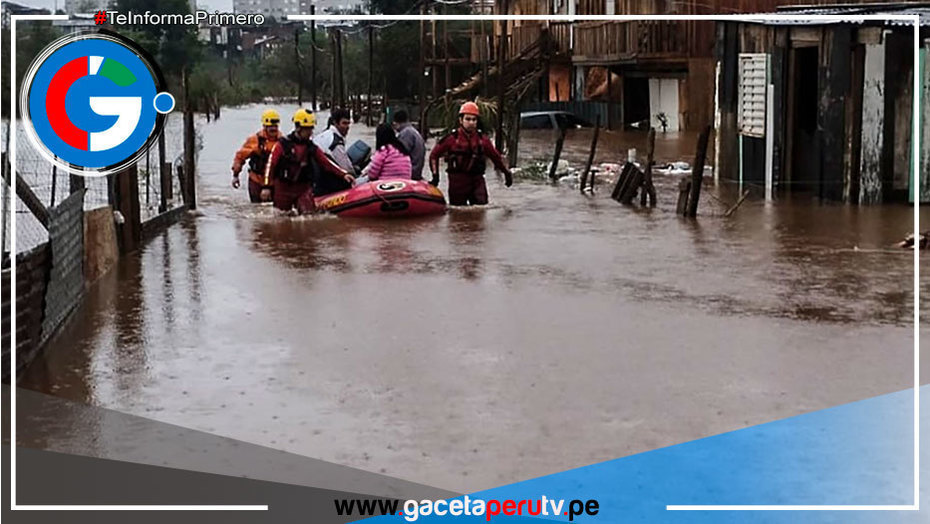 Brasil: aumentan los muertos por impacto de un ciclón en estados del sur