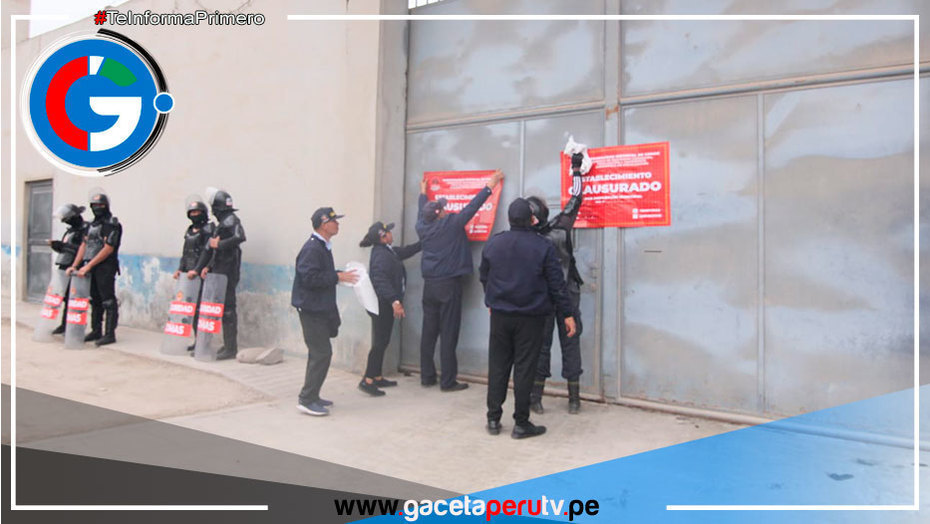 Clausuran por Segunda Vez Almacén de Estructuras Metálicas por Ocupar la Vía Pública