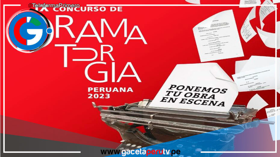 Demuestra tu creatividad: Se abre la convocatoria para el IX Concurso de Dramaturgia Peruana