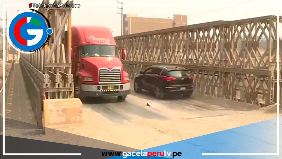 Solicitan cambiar puente Tumi colocado provisionalmente en 2017 por posible colapso