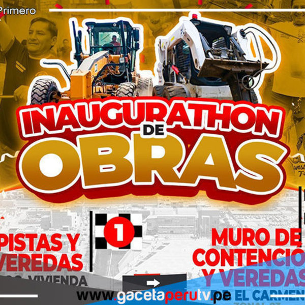 Alcalde de Comas Entregará Cuatro Obras en una Maratón de Inauguraciones este Fin de Semana
