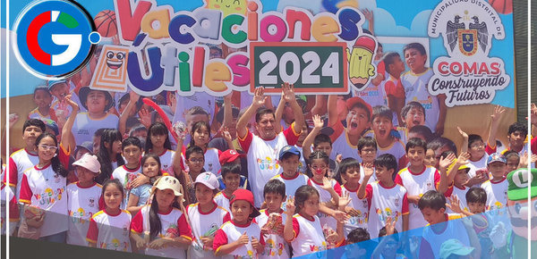 Alcalde de Comas Ulises Villegas Rojas Desata la Alegría en la Explanada del Centro Cívico con el Lanzamiento de Talleres de Verano