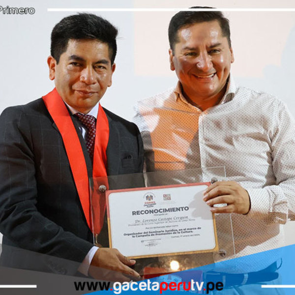 Alcalde Ulises Villegas y Presidente de la Corte Superior de Justicia lideran campaña de Cultura Jurídica en Comas