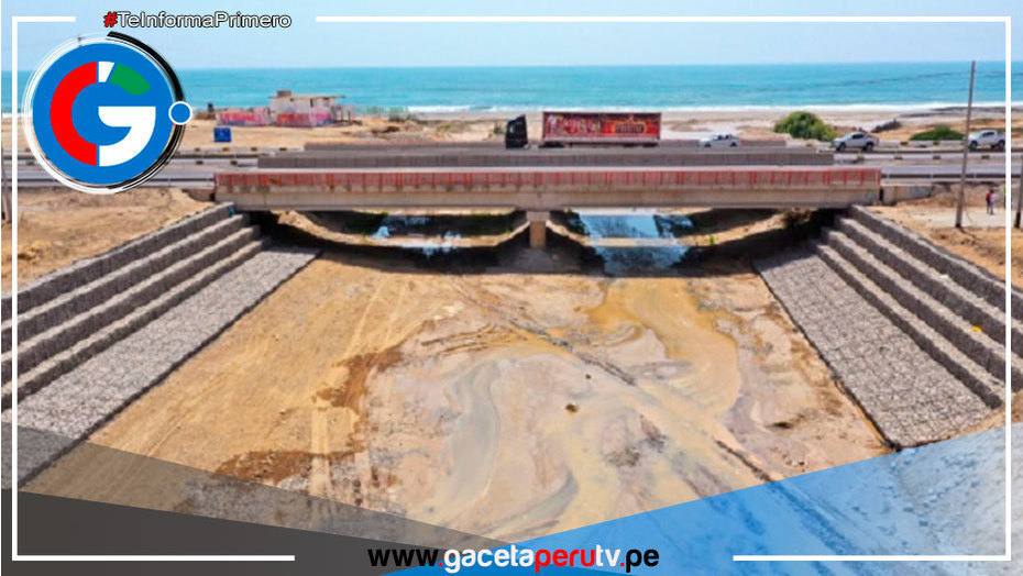 Cañete: se hizo la limpieza del cauce y empedrado en la quebrada del puente Topará