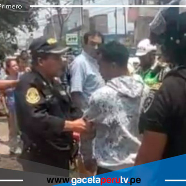 Extranjero Venezolano Atrapado Robando en Plena Acción: Serenos de Comas Actúan Rápidamente