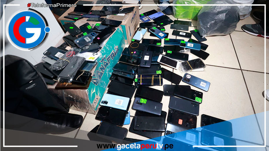 Operación en Las Malvinas: 923 teléfonos decomisados en lucha contra el tráfico de celulares robados