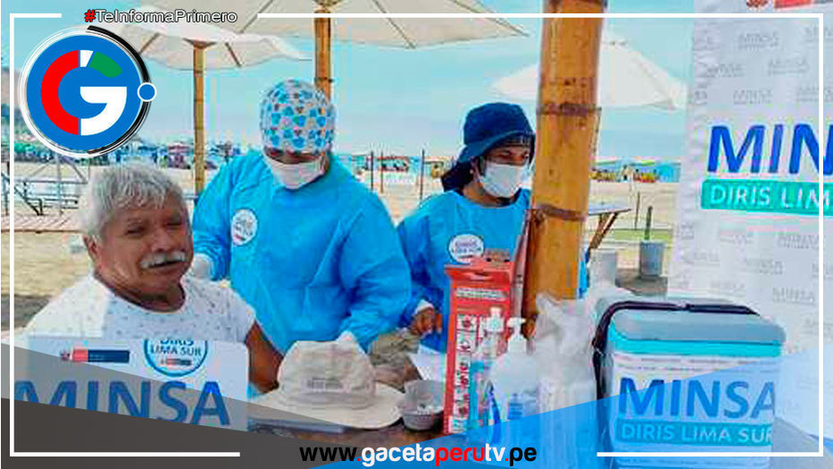 Bañistas podrán recibir la vacuna bivalente en la playa Agua Dulce