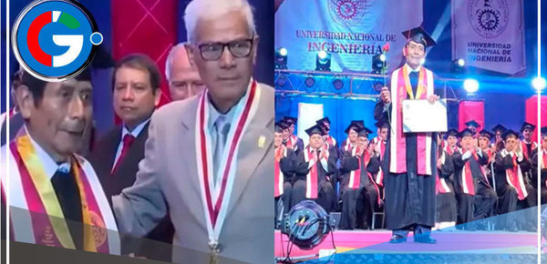Lima: Adulto mayor de 76 años se gradúa con éxito de ingeniero electricista