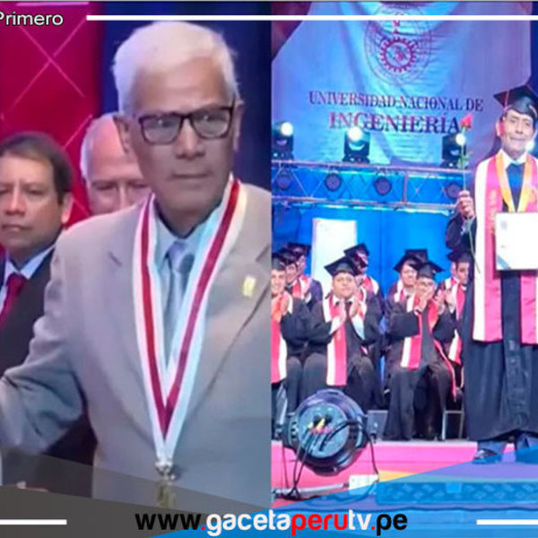 Lima: Adulto mayor de 76 años se gradúa con éxito de ingeniero electricista