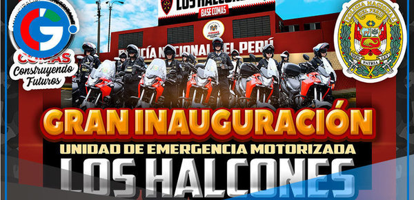 Alcalde de Comas asegura base para 100 agentes motorizados