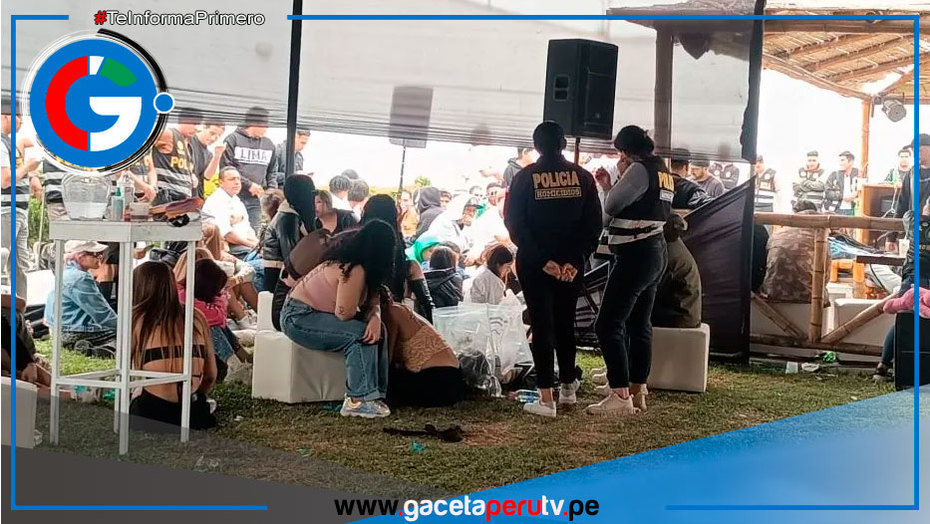 Policía detiene a 84 personas en fiesta con armas y drogas en Lurín
