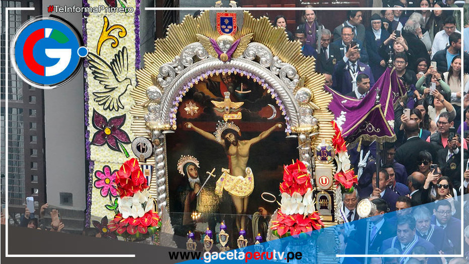 Este viernes 18 se realizará su segundo recorrido procesional del Señor de Los Milagros