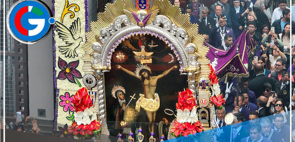 Este viernes 18 se realizará su segundo recorrido procesional del Señor de Los Milagros