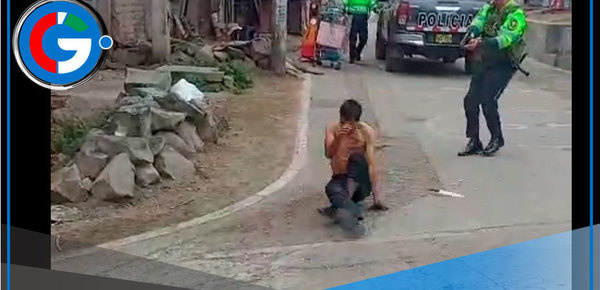 Policía dispara para neutralizar a agresor armado en San Juan de Miraflores