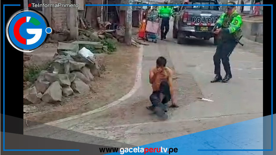 Policía dispara para neutralizar a agresor armado en San Juan de Miraflores