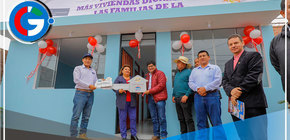 Arequipa: Entregan en Islay 21 viviendas construidas con el bono canon