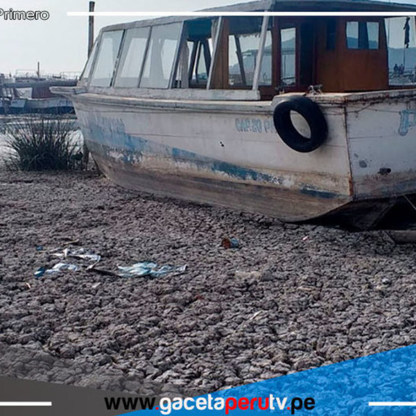 Puno: nivel del agua del lago Titicaca descendió 66 centímetros en los últimos 6 meses