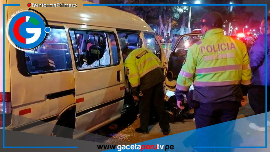 Cuatro muertos y tres heridos en balacera dentro de combi en el Callao