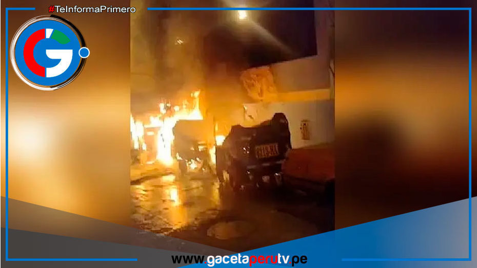 Tres mototaxis se incendian en Chorrillos bajo sospechas