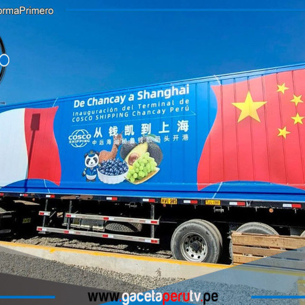 Puerto de Chancay: Perú concreta primer envío a Shanghái.