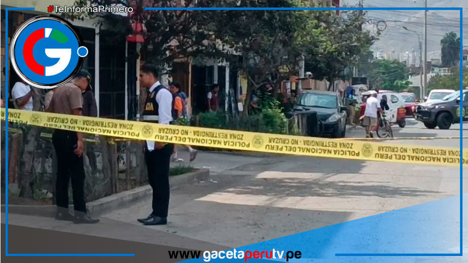Hombre asesinado en puerta de su casa a plena luz del día en el Rímac