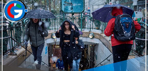 Nieve, frío polar y fuertes vientos en Europa