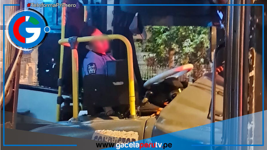 Asesinan a chofer de bus en pleno servicio nocturno en San Juan de Miraflores