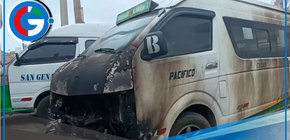 Incendian combis estacionadas en el distrito de Chorrillos