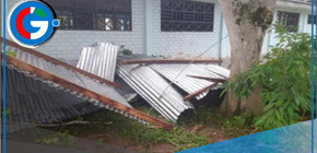 Daños en colegio de San Martín tras fuertes vientos: Pobladores exigen ayuda