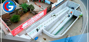 Chancay: Paso a desnivel en km 79 de Panamericana Norte en etapa final 