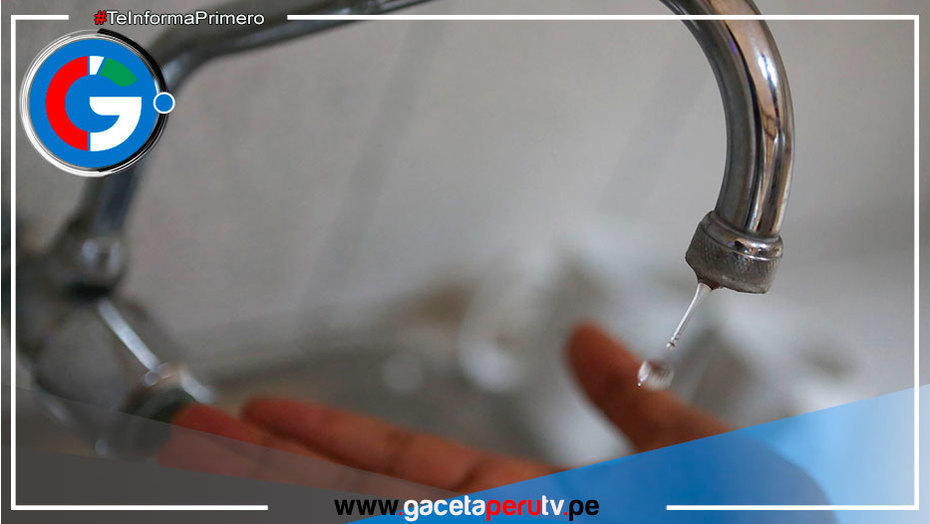 En estos distritos habrá corte de agua hoy viernes 13 y sábado 14 de diciembre