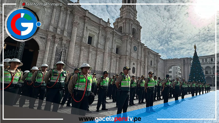 Arequipa: Ponen en marcha plan "Navidad Segura" por fiestas de fin de año