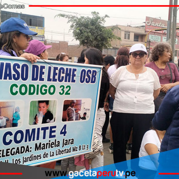 Madres exigen justicia por local del Vaso de Leche en Comas