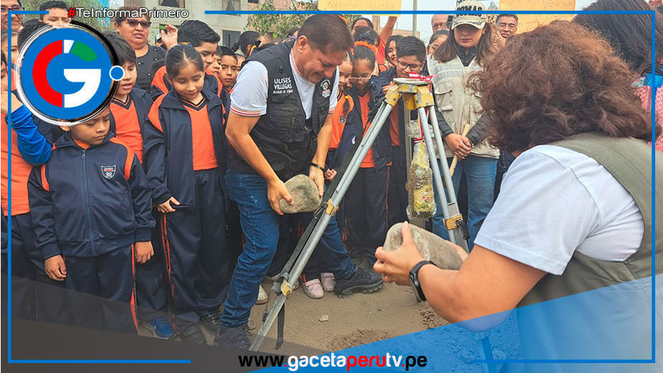 Alcalde Ulises Villegas inicia mejoras en parque El Manzano