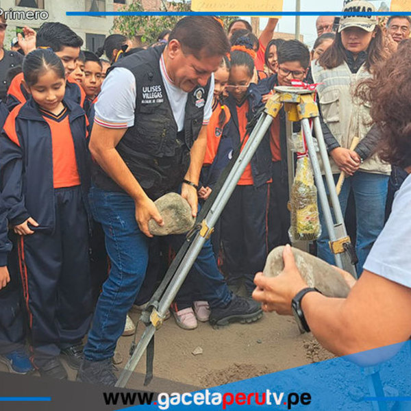 Alcalde Ulises Villegas inicia mejoras en parque El Manzano