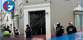 Delincuentes atacan banco con explosivos cerca Plaza de Armas de Trujillo