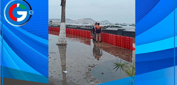 Callao restringe acceso a playas por fuerte oleaje