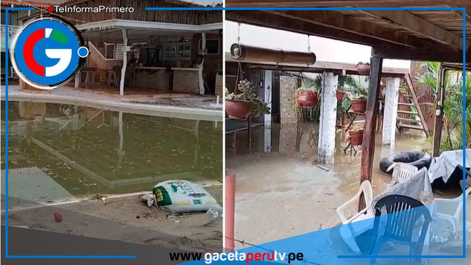 Oleajes anómalos dañan 600 hospedajes en Zorritos Tumbes