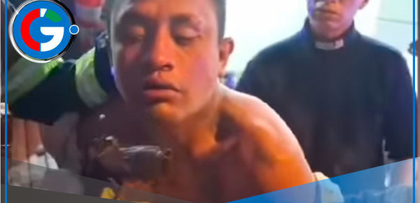 Serenazgo detiene ladrón en bus público en Comas