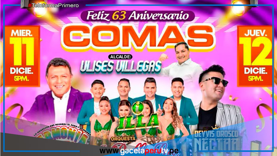 Fiesta con música para todos los vecinos de Comas en su Aniversario