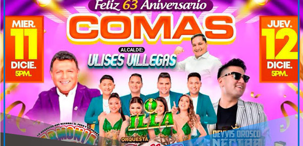 Fiesta con música para todos los vecinos de Comas en su Aniversario