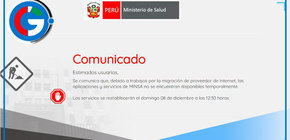 Suspenden plataforma de Sinadef y salas situacionales del Minsa tras críticas del ministro del Interior