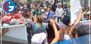 Alcalde de Comas Anuncia en un breve discurso el Proyecto Integral de Recuperación de Espacios Públicos